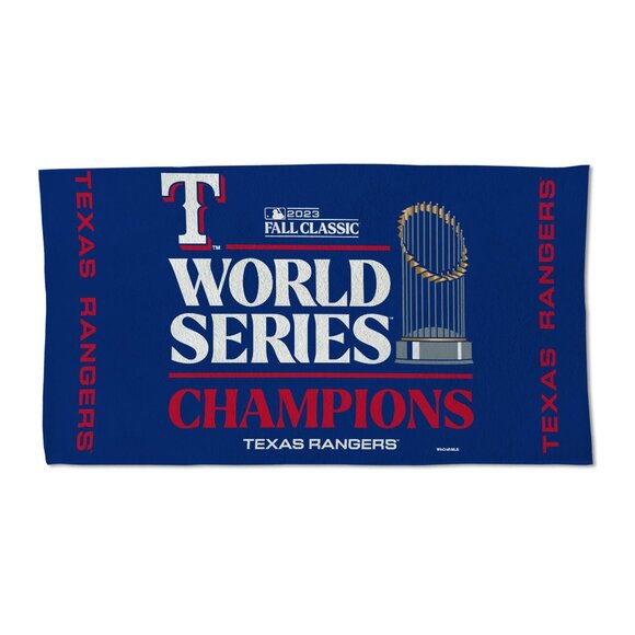MLB Texas Rangers‎ 2023 World Series Champion 22  X 42  Locker Room Towel - Picture 1 of 2